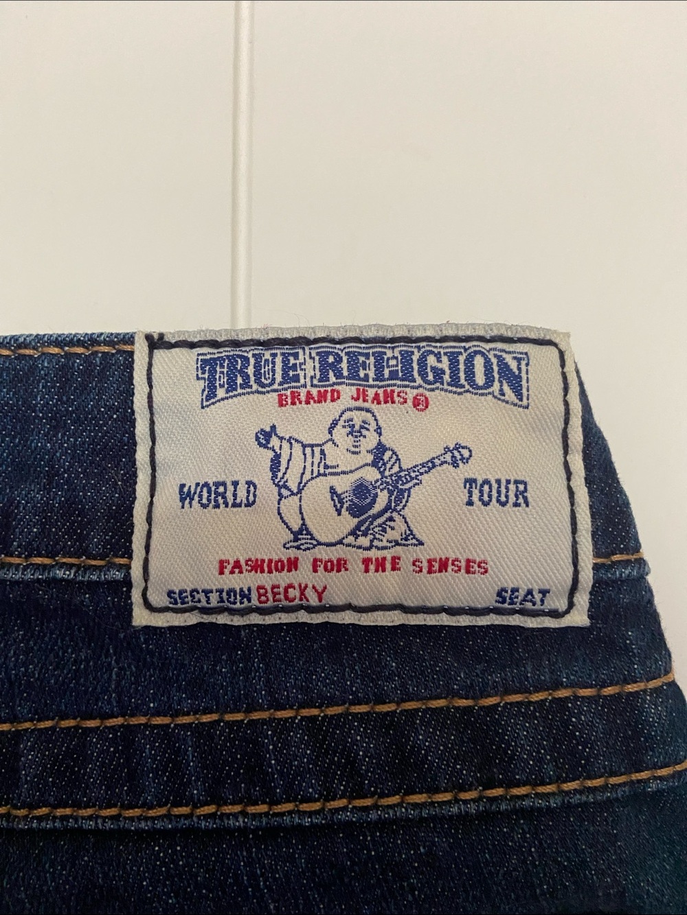 Vintage True Religion Jeans - Dark Wash. - Picture 4 of 4